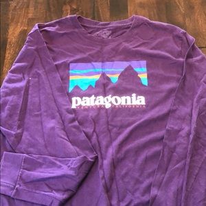 cute purple Patagonia long sleeve